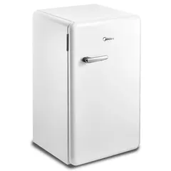 Midea Freestanding Single Door Retro Style Refrigerator, MDRD142SLE01 (142 L)
