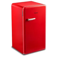 Midea Freestanding Single Door Retro Style Refrigerator, MDRD142SLE32 (142 L)