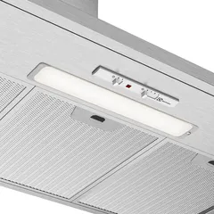 شفاط مطبخ UT500 إلكترولوكس (فضي، 90 سم)