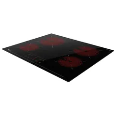 Teka Vitroceramic Built-In Ceramic 4 Zone Induction Hob, TBC 64010 TTC (6.3 x 60 x 51 cm)