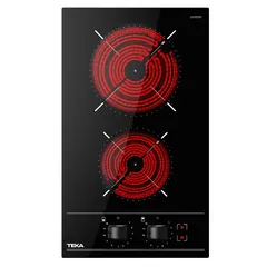 Teka Vitroceramic Built-In 2 Zone Electric Hob, TBC 3200 XFL (6.3 X 30 X 51 cm)