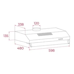 Teka Classic Hood, CX 62120 KOS (60 x 48 cm)