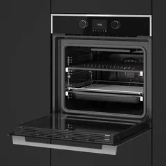 Teka SteakMaster Built-In Multifunction Pyrolytic Oven W/Grill, SteakMaster BK-SS (71 L)