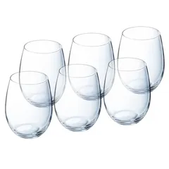 Chef & Sommelier Primary Highball Tumbler Set (270 ml, 6 Pc.)