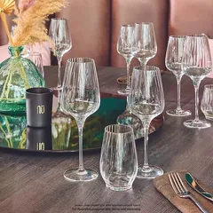 Chef & Sommelier Symetrie Stemmed Glass Tumbler Set (350 ml, 6 Pc.)