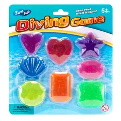 Swim Fun Diving Games Gemstone Pool Toy (8 Pc.)