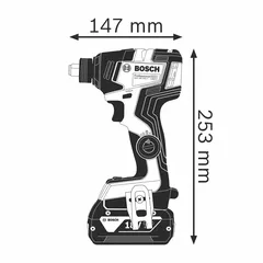 Bosch GDX 18V-200C Professional Cordless Impact Driver/Wrench