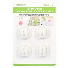 Terminator Multi-Purpose Adhesive Clips (4 Pc.)