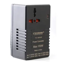 Terminator Travel Voltage Converter W/ Universal Socket (150 W)