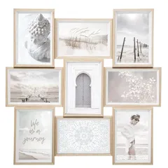 Atmosphera Moly Photo Montage Frame (Assorted Colors, 9 Photos)