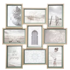 Atmosphera Moly Photo Montage Frame (Assorted Colors, 9 Photos)