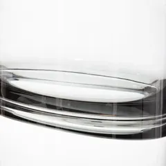 Atmosphera Line Bottle Vase (Gray, 13.7 x 30 cm)