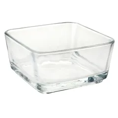 Glass Snack Set with Straw Base (3 Pc.)