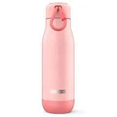 Zoku Vacuum Insulated Stainless Steel Bottle (Coral, 500 ml)