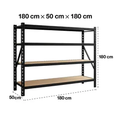 ACE Heavy Duty 4-Tier Metal Rack (180 x 50 x 180 cm)