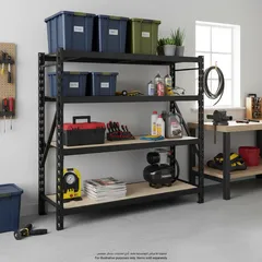 ACE Heavy Duty 4-Tier Metal Rack (220 x 60 x 185 cm)