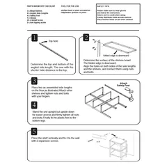 Galvanized Bolt Steel Shelf (3 Layer)