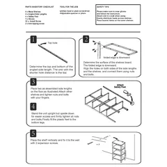 Galvanized Bolt Steel Shelf (4 Layer)