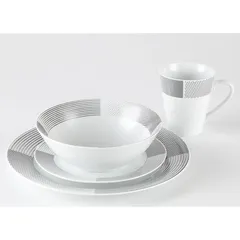 Lahi Porcelain Dinner Set with Decal  (16 Pc.)