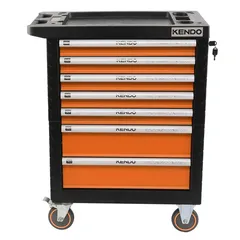 Kendo Metal Roller Cabinet with 7 Drawers (77.2 x 46 x 97.5 cm)