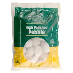 High Polished Pebble White (3 - 5 cm)