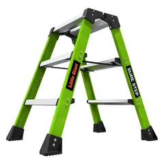 Little Giant Sure Step 3-Step Double-Sided Fiberglass Step Stool