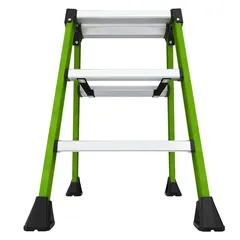 Little Giant Sure Step 3-Step Double-Sided Fiberglass Step Stool