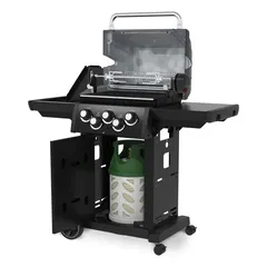 Broil King Royal 390 Shadow 3-Burner Gas Barbecue, 824283SDW