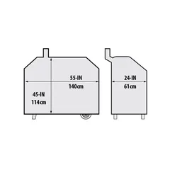 Broil King Barbecue Premium Cover For Regal Barbecues, 67065 (Black, 31 x 25 x 15 cm)