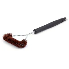 Grillpro Extra Wide Palmyra Grill Brush (Black/Brown)