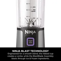 Ninja Blast Cordless Portable Blender (Black, 530 ml)