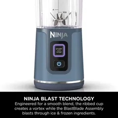 Ninja Blast Cordless Portable Blender (Blue, 530 ml)