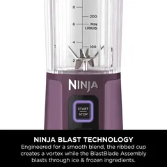 Ninja Blast Cordless Portable Blender (Red, 530 ml)