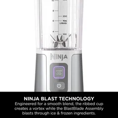 Ninja Blast Cordless Portable Blender (White, 530 ml)