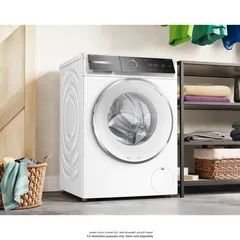 Bosch Serie 8 Front Load Washing Machine (9 Kg, White, 1400 rpm)