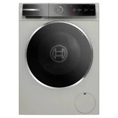 Bosch Serie 8 Freestanding 9 Kg Front Load Washing Machine, WGB2440XGC (Silver Inox, 1400 RPM)