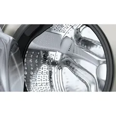 Bosch Serie 8 Freestanding 9 Kg Front Load Washing Machine, WGB2440XGC (Silver Inox, 1400 RPM)