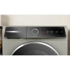 Bosch Serie 8 Freestanding 9 Kg Front Load Washing Machine, WGB2440XGC (Silver Inox, 1400 RPM)