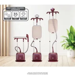 Black+Decker Twin Pole Garment Steamer, GSTD2450-B5 (2400 W, 2 L)