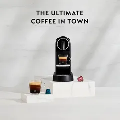 Nespresso CitiZ Coffee Machine, D113-ME-BK-NE2 (1 L, 1260 W)