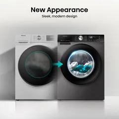 Hisense ConnectLife Freestanding 9 Kg Front Load Washing Machine W/Wi-Fi, WF3S9043BT (1400 RPM)