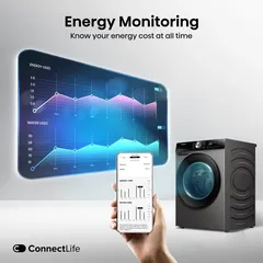 Hisense ConnectLife Freestanding 9 Kg Front Load Washing Machine W/Wi-Fi, WF3S9043BT (1400 RPM)