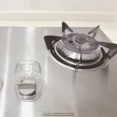 ACE Child Proof Stove Knob Covers Pack (Clear, 4 Pc.)