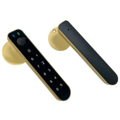 قفل SB ذكي بمقبض إيس (28.5 × 18.3 × 10.5 سم، ذهبي)