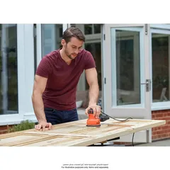 Black+Decker Corded Random Orbit Sander (230 W)