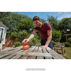 Black+Decker Corded Random Orbit Sander (230 W)