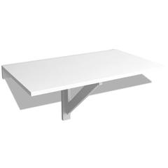 vidaXL Folding Wall Table White (100 x 60 x 56 cm)