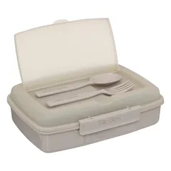 5Five Lunch Box with Cutlery (Assorted Colors, 1.2 L)