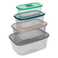 5Five Microwaveable Food Box Rectangle (4 Pc.)