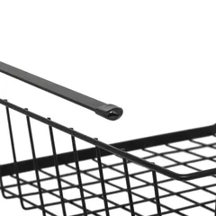 5Five Metal Hanging Shelf (Black, Small)